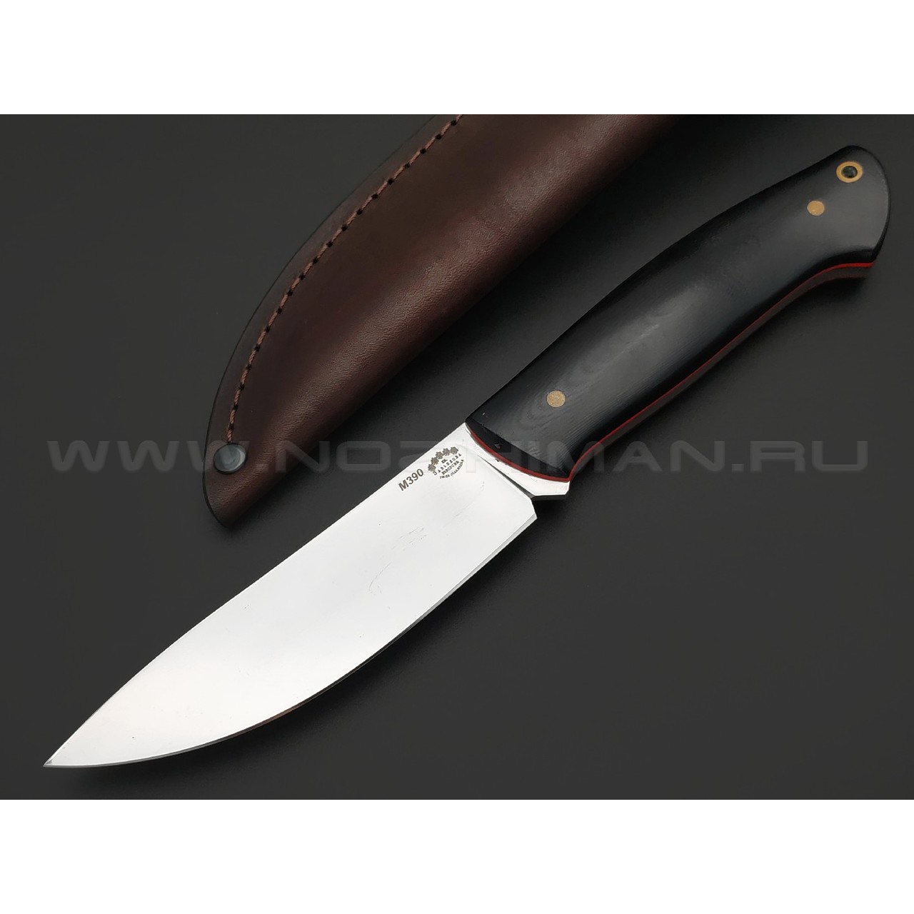Товарищество Завьялова нож Крейсер сталь М390, рукоять G10 black