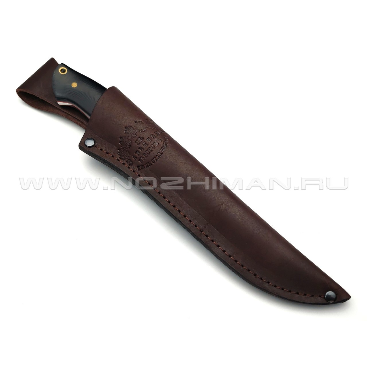 Товарищество Завьялова нож Крейсер сталь Булат, рукоять G10 black