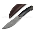Товарищество Завьялова нож Крейсер сталь Булат, рукоять G10 black