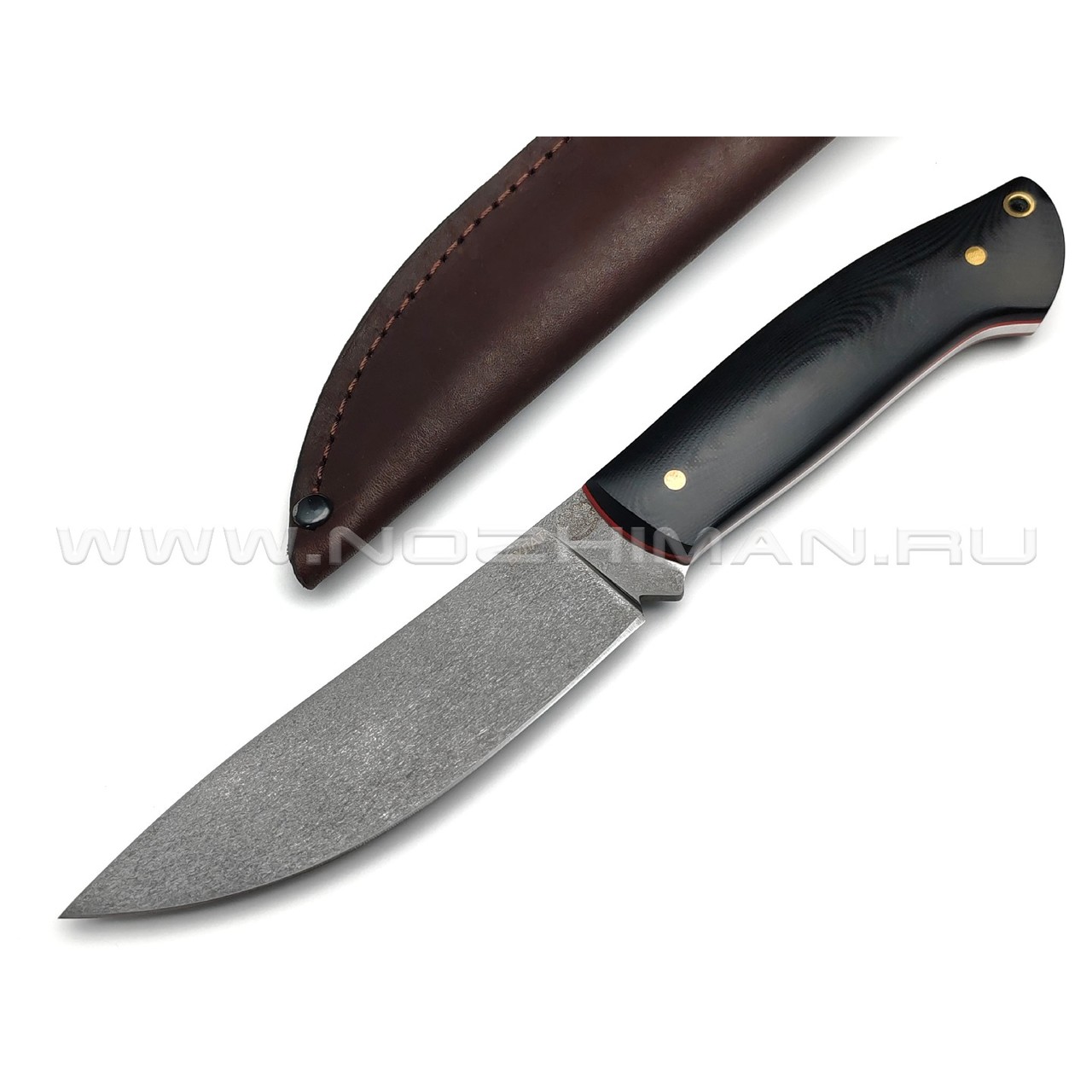 Товарищество Завьялова нож Крейсер сталь Булат, рукоять G10 black