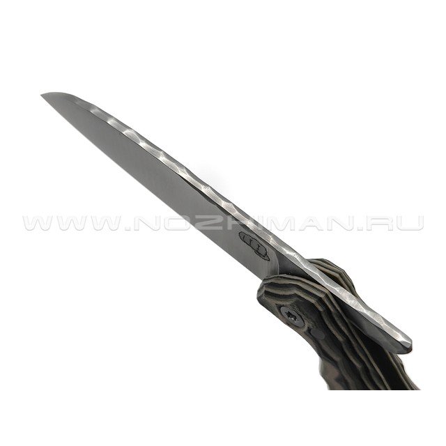 Андрей Кулаков малый фрикционный нож KUL083 сталь 95Х18, рукоять G10 laminate black-tan & olive