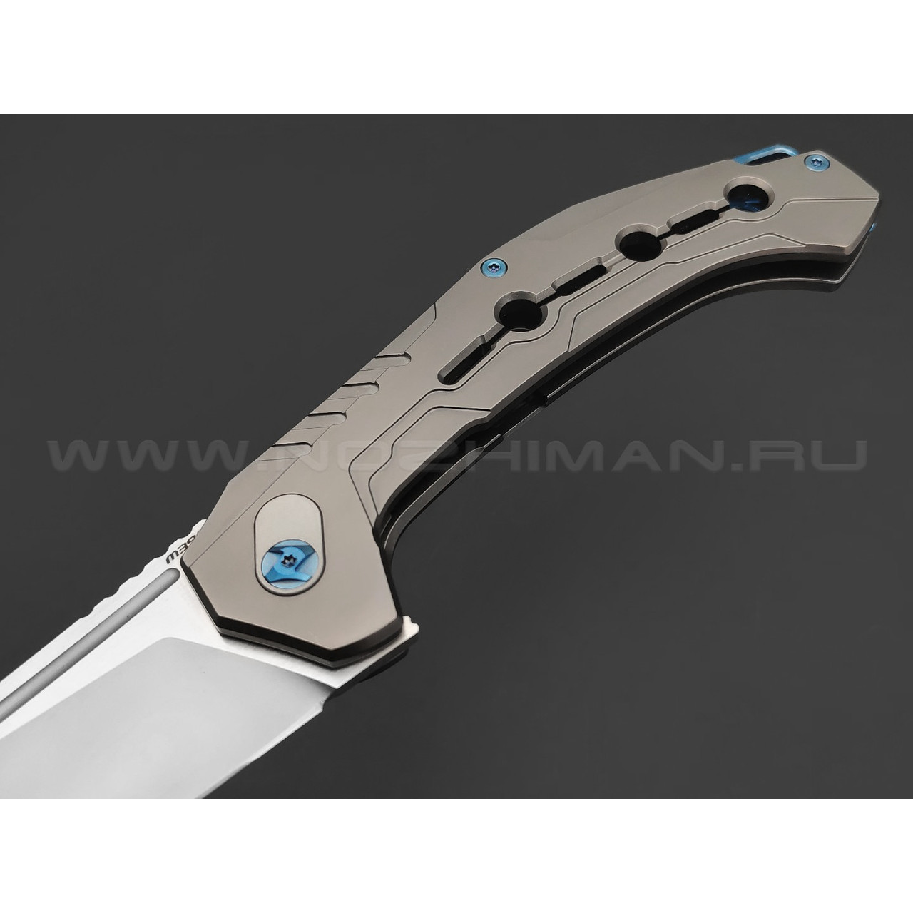 Knife Tech нож ТехноПчак Limited Edition сталь M390, рукоять Titanium TC4 grey