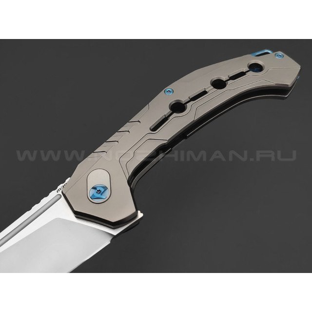 Knife Tech нож ТехноПчак Limited Edition сталь M390, рукоять Titanium TC4 grey