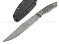 Neyris Knives нож Berk сталь CPM Magnacut, рукоять Carbon fiber dark matter silver, titanium