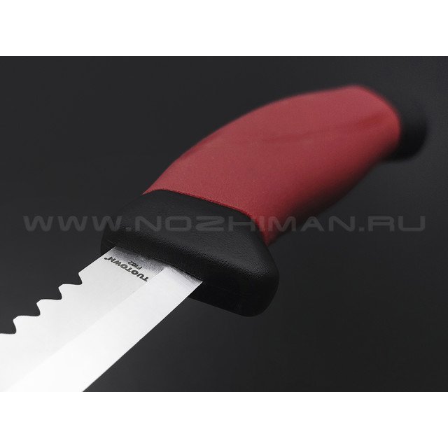 TuoTown нож рыбацкий Fisher 2 с рыбочисткой, сталь Aus-8, рукоять GRN, эластрон