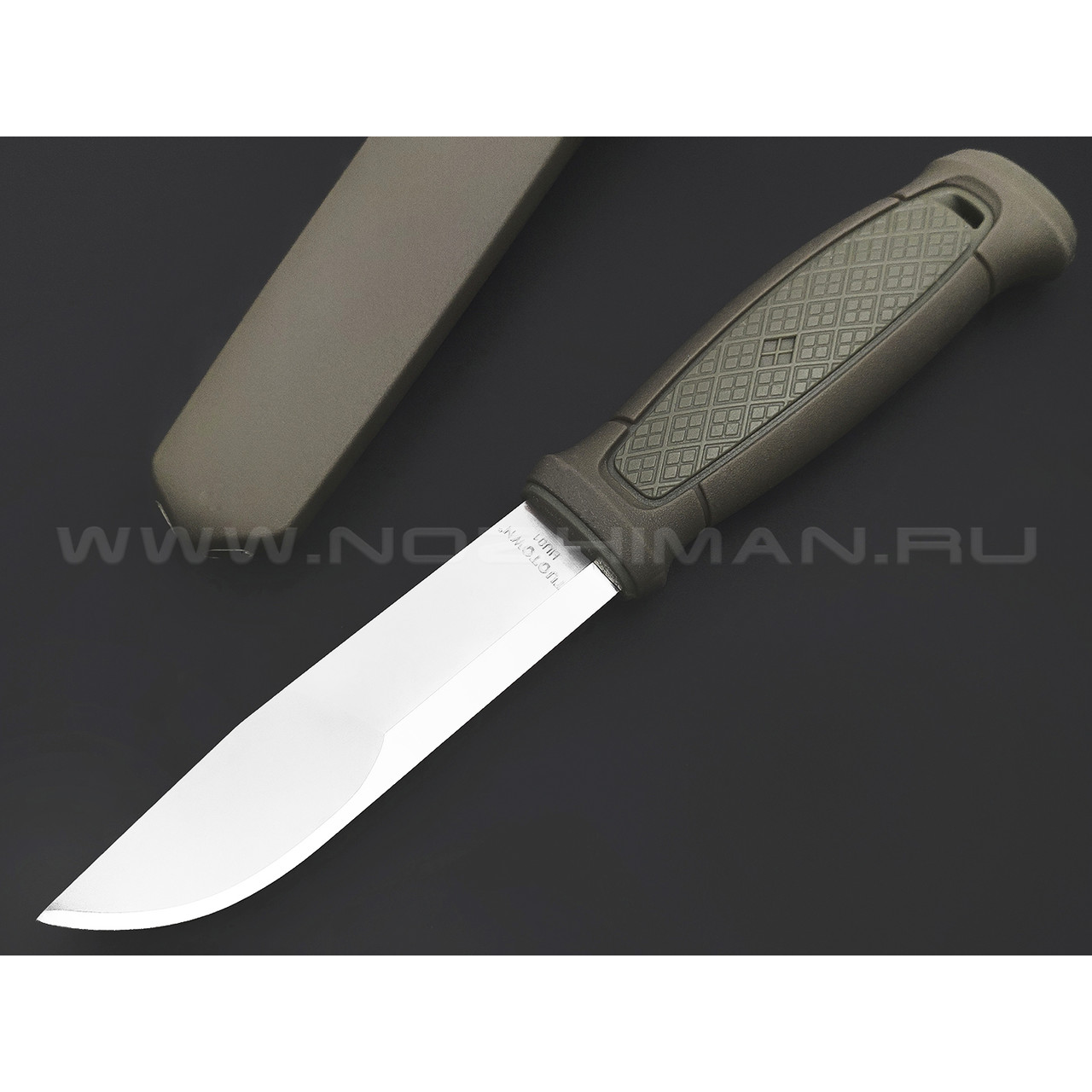 TuoTown нож Hunter 1 с огнивом и алмазным бруском, сталь Aus-8, рукоять GRN, эластрон