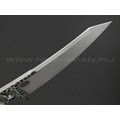 1-й Цех нож Balance Custom Green сталь 440C сатин, рукоять сталь, эмаль