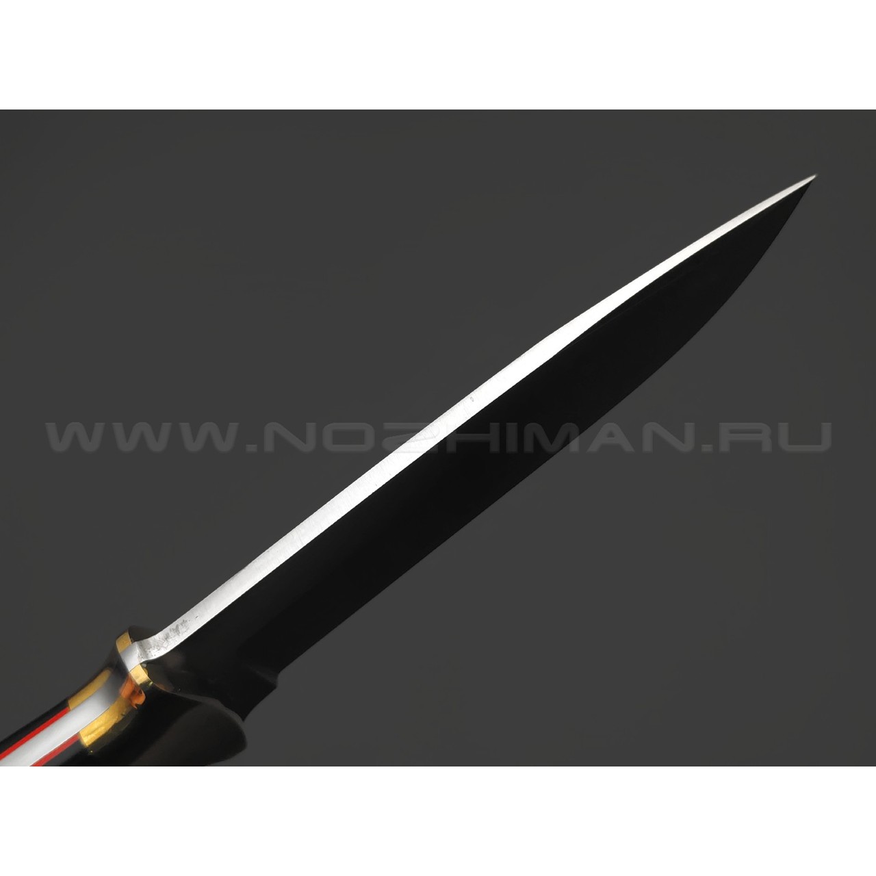 Товарищество Завьялова нож Боцман сталь CPR, рукоять G10 black, латунь
