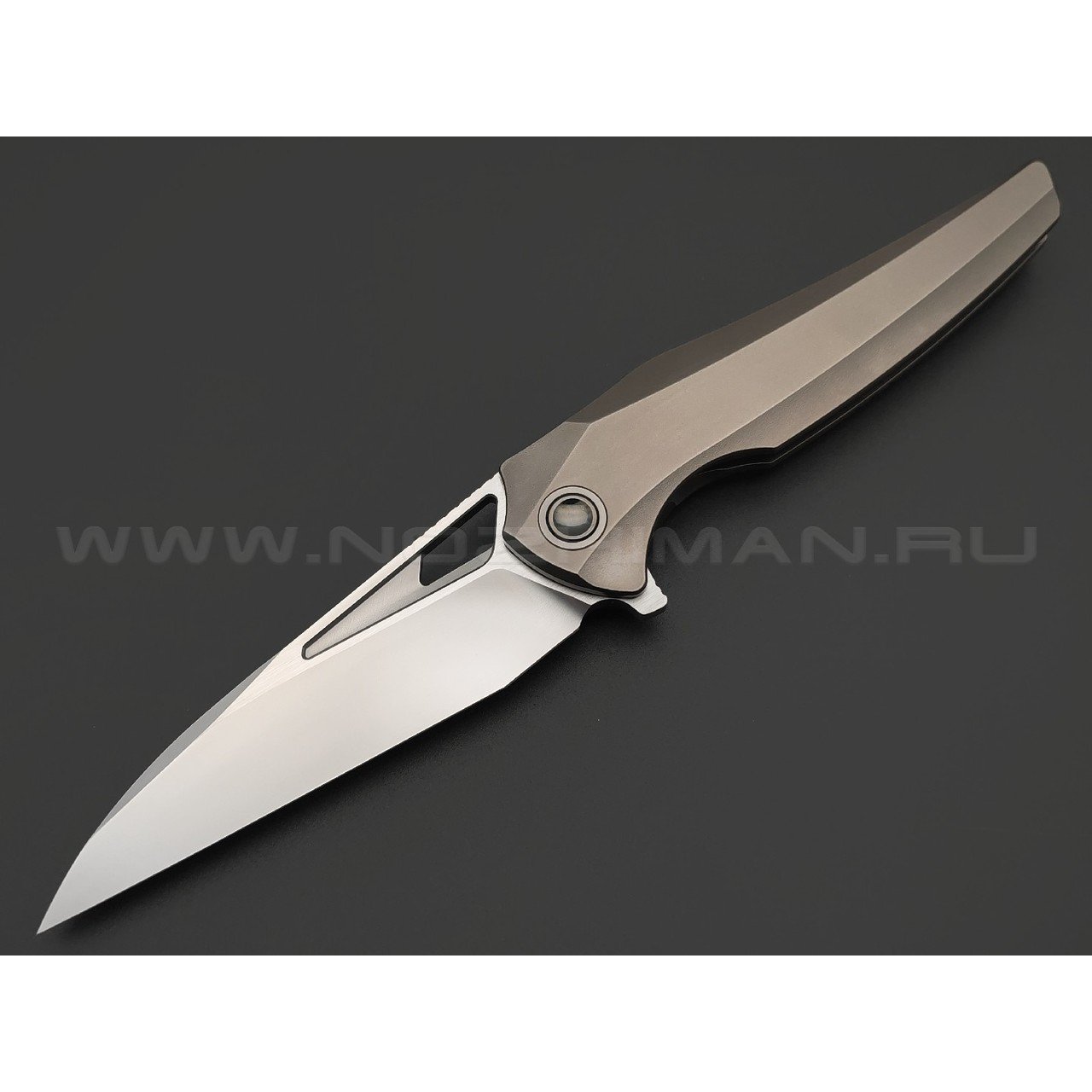 TuoTown складной нож Magpie Limited Edition TMP-MS сталь M390, рукоять Titanium TC4 graphite