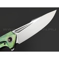 TuoTown складной нож Guerrero Limited Edition TGR-MKGA сталь M390, рукоять Crystal titanium green, carbon fiber green TuoTown складной нож Guerrero Limited Edition TGR-MKGA сталь M390, рукоять Crystal titanium green, carbon fiber green
