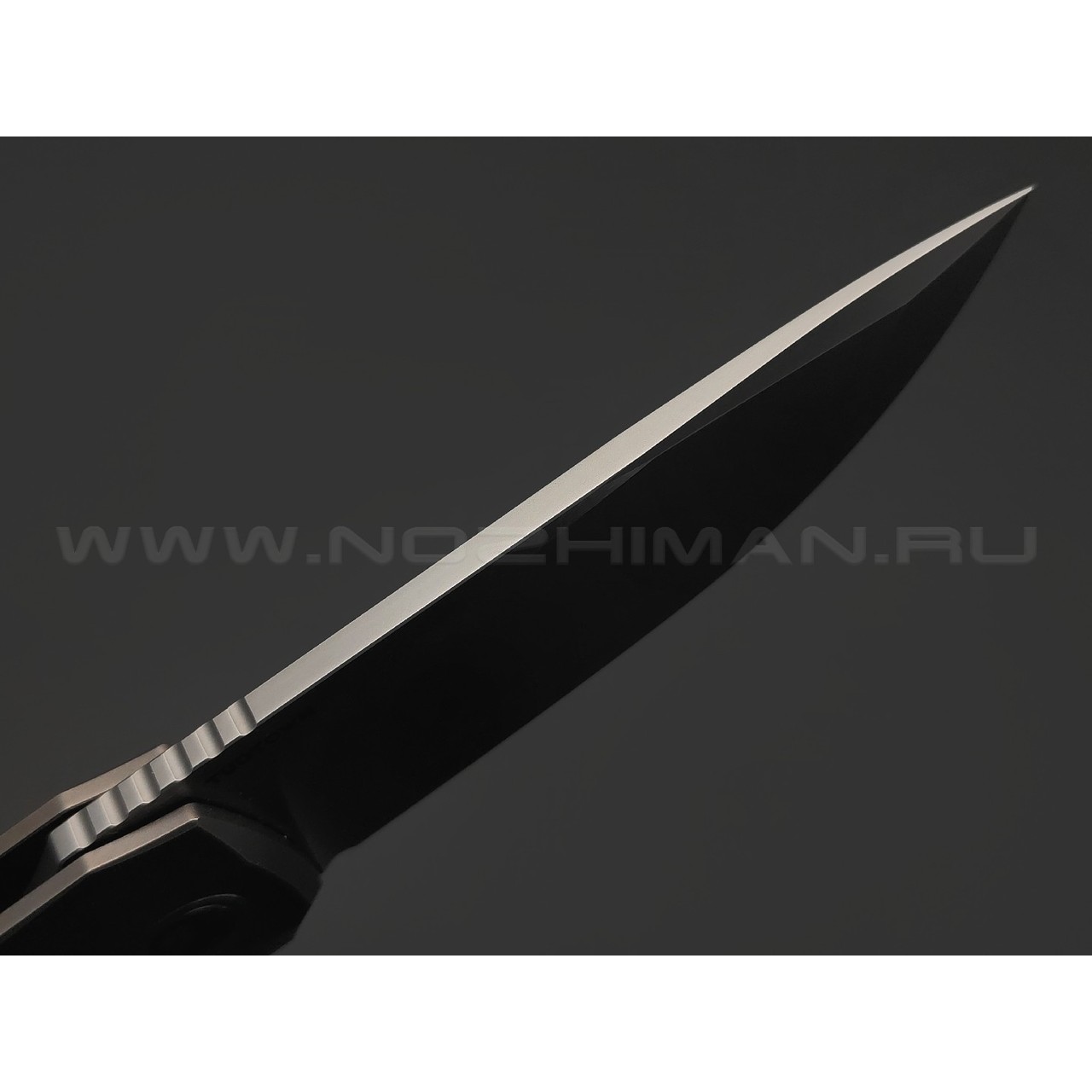 Dyag & TuoTown складной нож FCF TDG-MS сталь TMAX bead-blast, рукоять Titanium TC4 grapite, crystal titanium