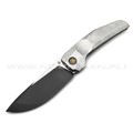 Dyag & TuoTown складной нож FCF TDG-MK сталь TMAX DLC, рукоять Crystal titanium grey