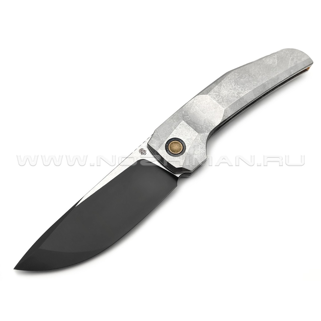Dyag & TuoTown складной нож FCF TDG-MK сталь TMAX DLC, рукоять Crystal titanium grey