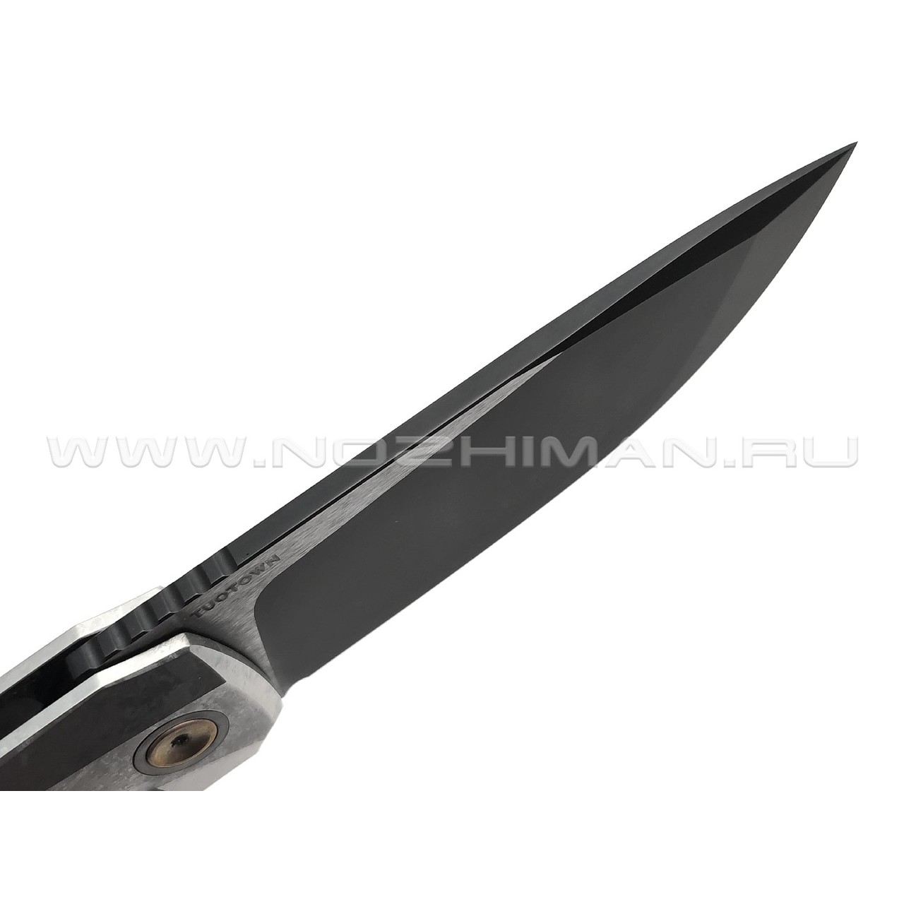Dyag & TuoTown складной нож FCF TDG-MK сталь TMAX DLC, рукоять Crystal titanium grey
