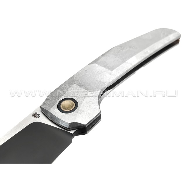 Dyag & TuoTown складной нож FCF TDG-MK сталь TMAX DLC, рукоять Crystal titanium grey