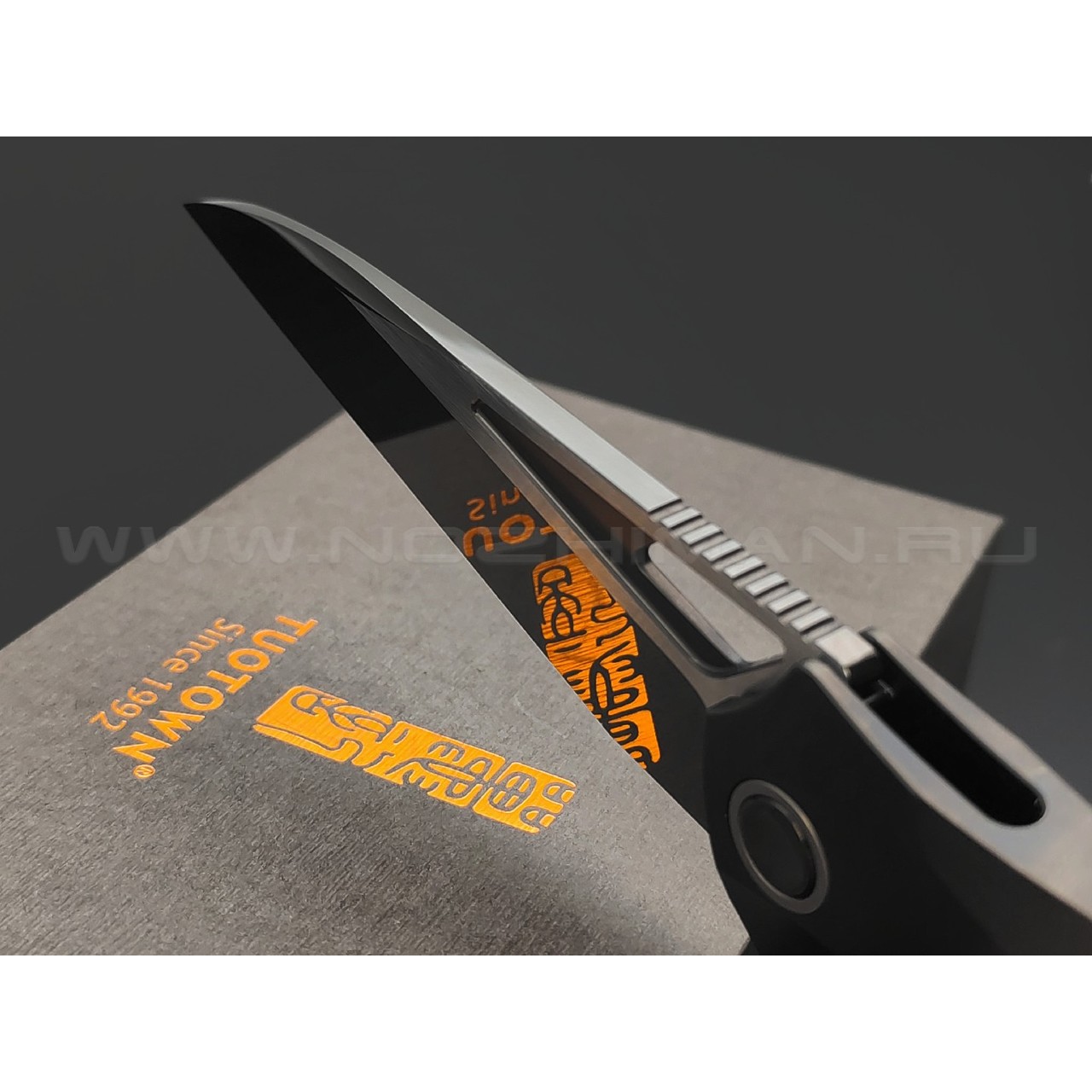 TuoTown складной нож Magpie Limited Edition TMP-MDC сталь M390, рукоять Titanium TC4 black