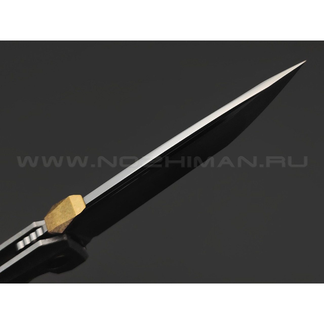 TuoTown складной нож Asesino Limited Edition TAO-MK сталь M390 satin, рукоять Crystal titanium grey