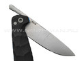 Андрей Кулаков малый фрикционный нож KUL072 сталь 95Х18, рукоять G10 black & blue