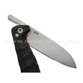 Андрей Кулаков малый фрикционный нож KUL070 сталь 95Х18, рукоять G10 black & red