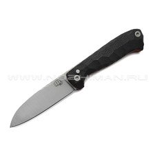 Андрей Кулаков малый фрикционный нож KUL070 сталь 95Х18, рукоять G10 black & red