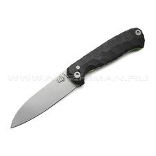 Андрей Кулаков малый фрикционный нож KUL073 сталь 95Х18, рукоять G10 black & green