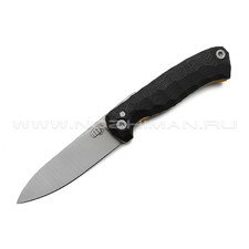 Андрей Кулаков малый фрикционный нож KUL071 сталь 95Х18, рукоять G10 black & yellow