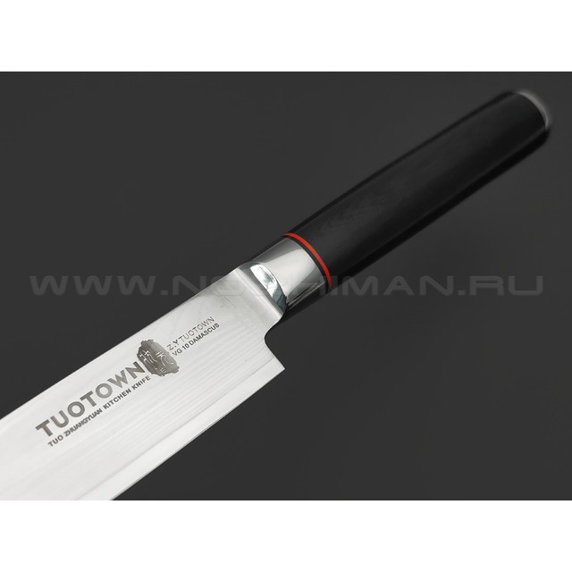 TuoTown FT-series Utility 15 см 216009 сталь Damascus VG-10, рукоять G10