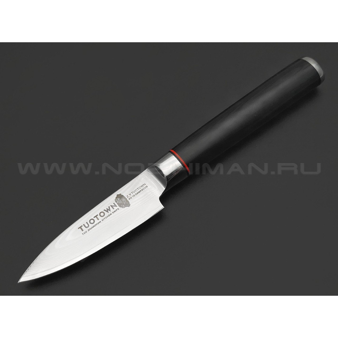TuoTown FT-series Paring 9 см 213512 сталь Damascus VG-10, рукоять G10