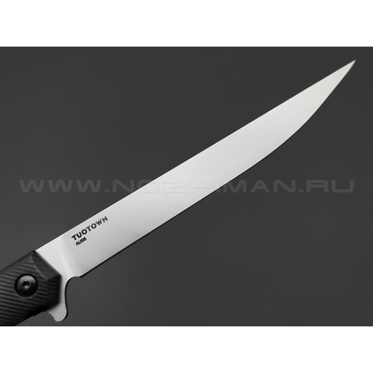 TuoTown нож BDJ-BS сталь Aus-8 bead-blast, рукоять Nylon black