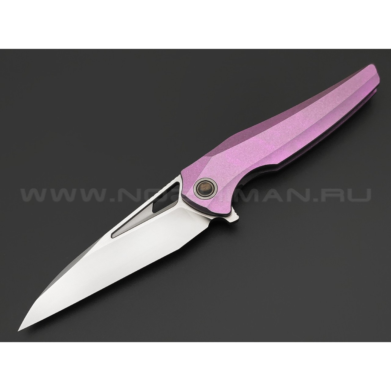 TuoTown складной нож Magpie Limited Edition TMP-MKAP сталь M390, рукоять Crystal titanium purple