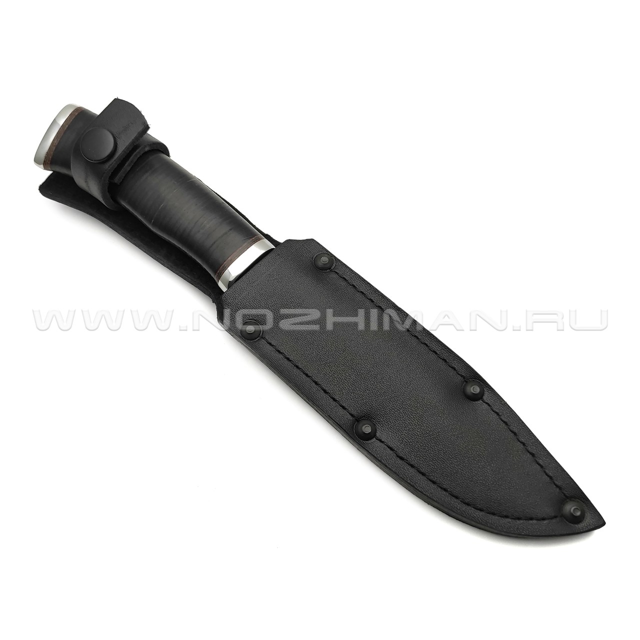 Титов и Солдатова нож Русич сталь 95Х18, рукоять Наборная кожа, сталь
