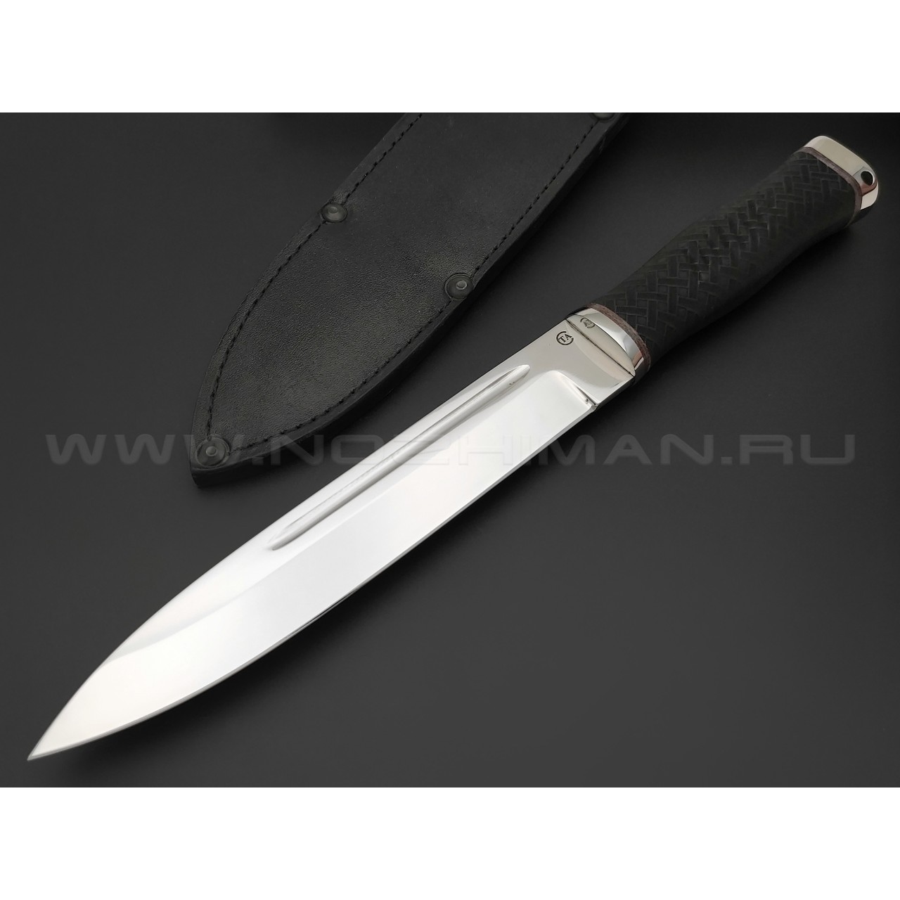 Титов и Солдатова нож Горец-2 сталь 65Х13, рукоять Резина, сталь