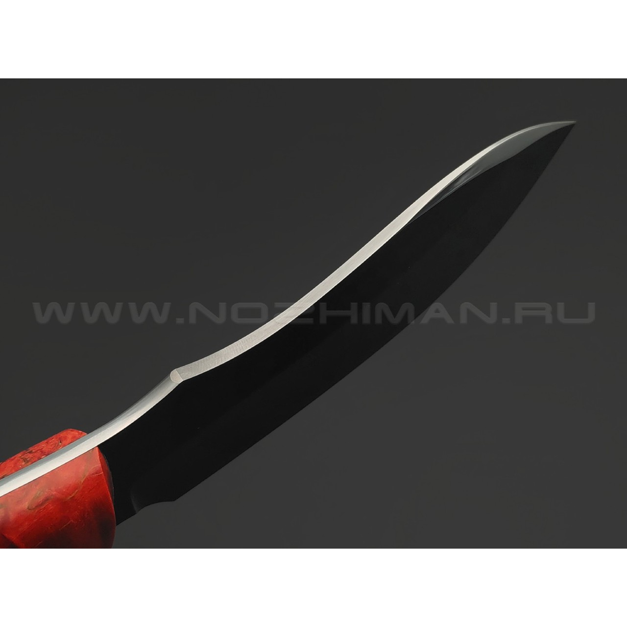 Товарищество Завьялова нож Че-Гевара сталь K340, рукоять Стаб. дерево красное