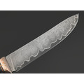 Товарищество Завьялова нож Ладья-2 сталь Ламинат CPM S125V, рукоять Айронвуд, зуб мамонта, мокумэ-ганэ