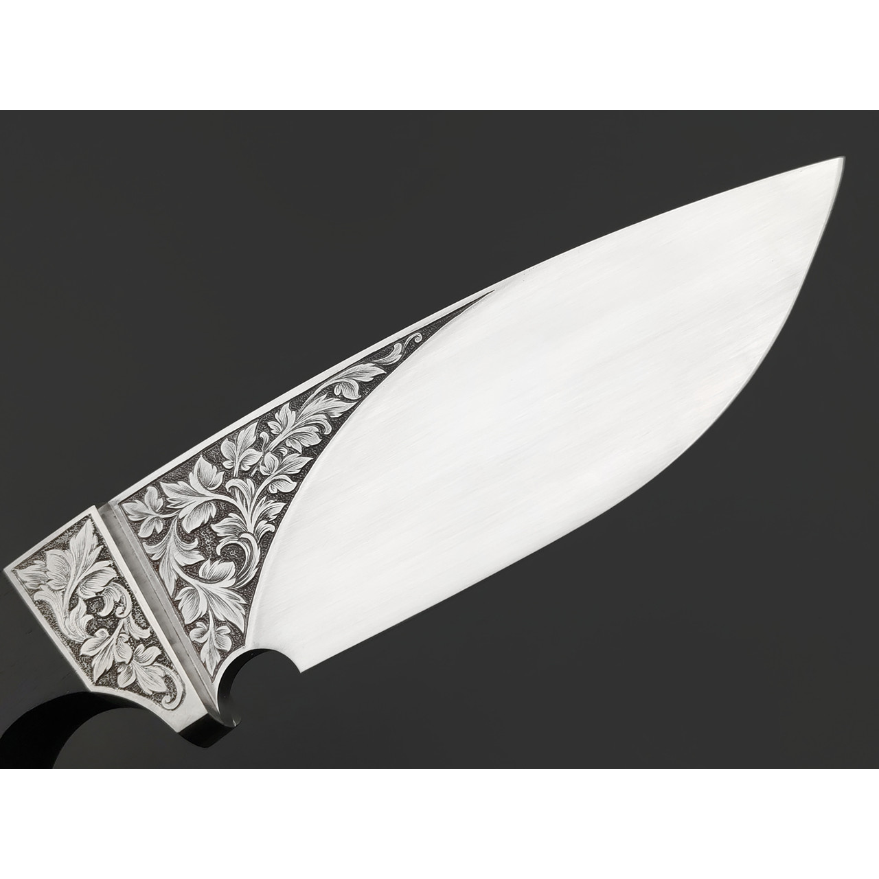 BASCo нож Баско-4 сталь Bohler N695 гравировка "Орнамент", Рукоять дерево граб, титан