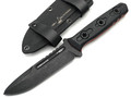 N.C.Custom нож Parachuter сталь Aus-10 blackwash, рукоять G10 Black & Red