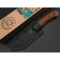 Eagle Knives нож Fisher 2 сталь Aus10Co стоунвош, рукоять G10 black & orange, ножны Kydex