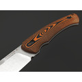 Eagle Knives нож Fisher 2 сталь Aus10Co стоунвош, рукоять G10 black & orange, ножны Kydex