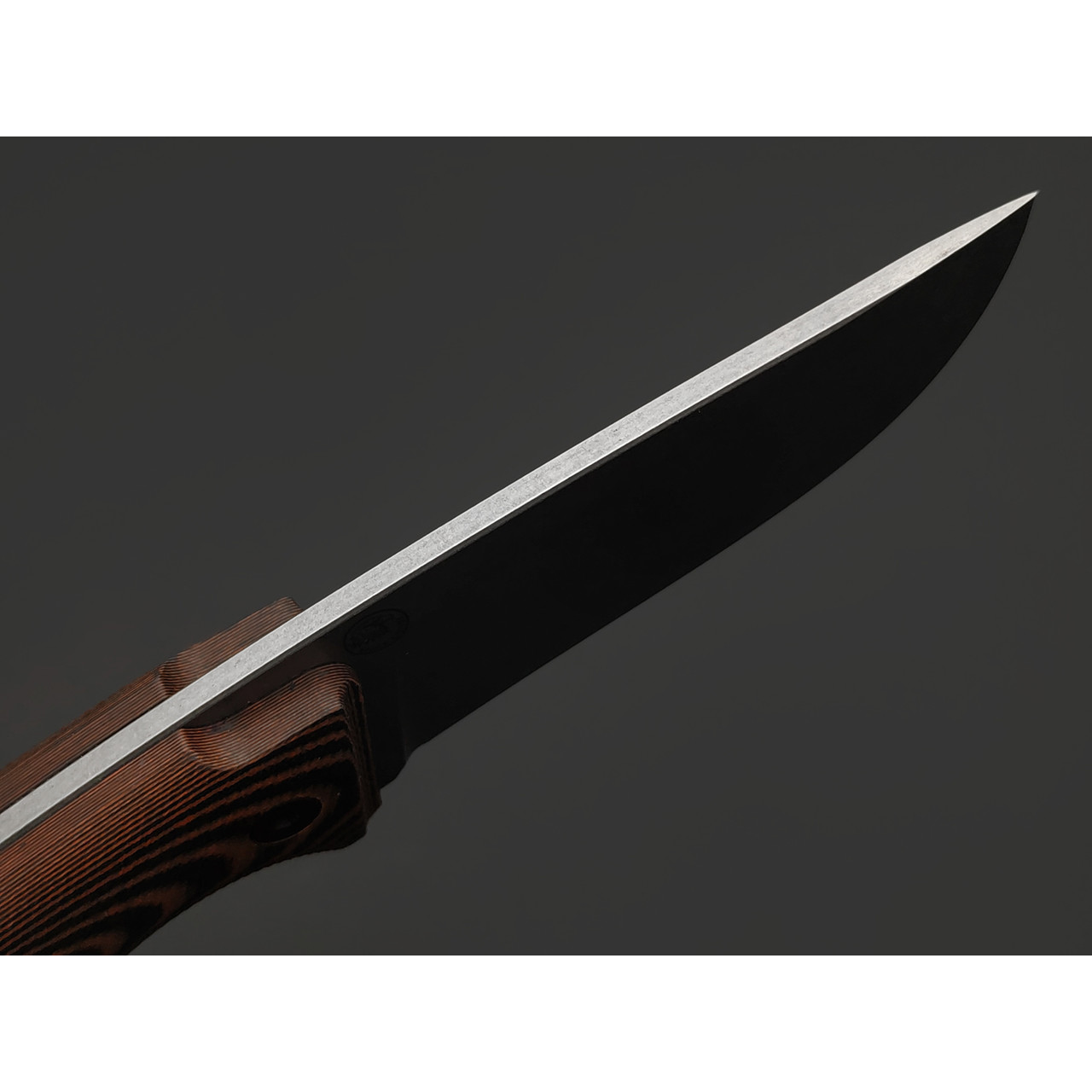 Eagle Knives нож Forester 1 сталь Aus10Co стоунвош, рукоять G10 black & orange, ножны Kydex