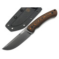 Eagle Knives нож Fisher 2 сталь Aus10Co black, рукоять G10 black & orange, ножны Kydex