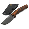 Eagle Knives нож Forester 1 сталь Aus10Co black, рукоять G10 black & orange, ножны Kydex