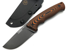 Eagle Knives нож Forester 1 сталь Aus10Co black, рукоять G10 black & orange, ножны Kydex