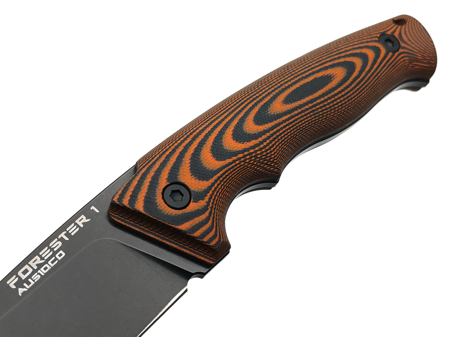 Eagle Knives нож Forester 1 сталь Aus10Co black, рукоять G10 black & orange, ножны Kydex