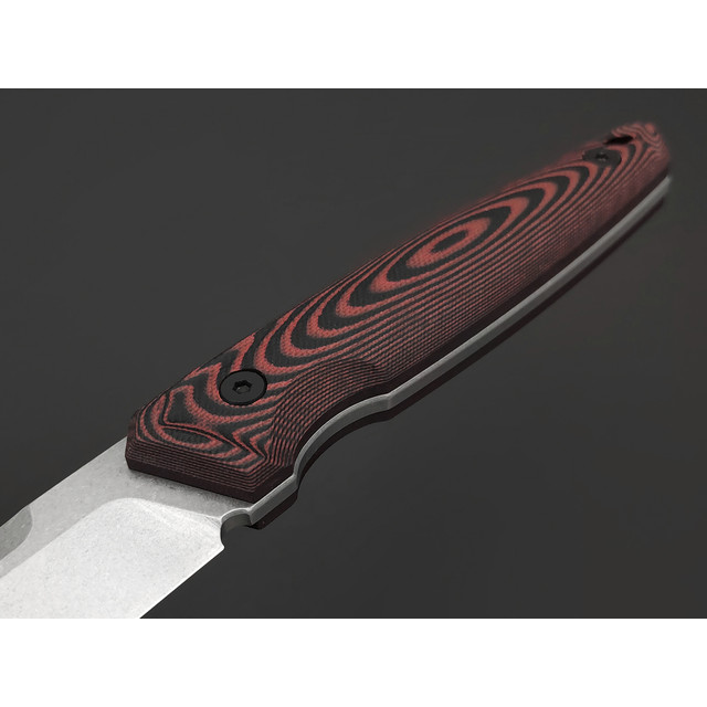 Eagle Knives нож Aviator 1 сталь Aus10Co стоунвош, рукоять G10 black & red, ножны Kydex