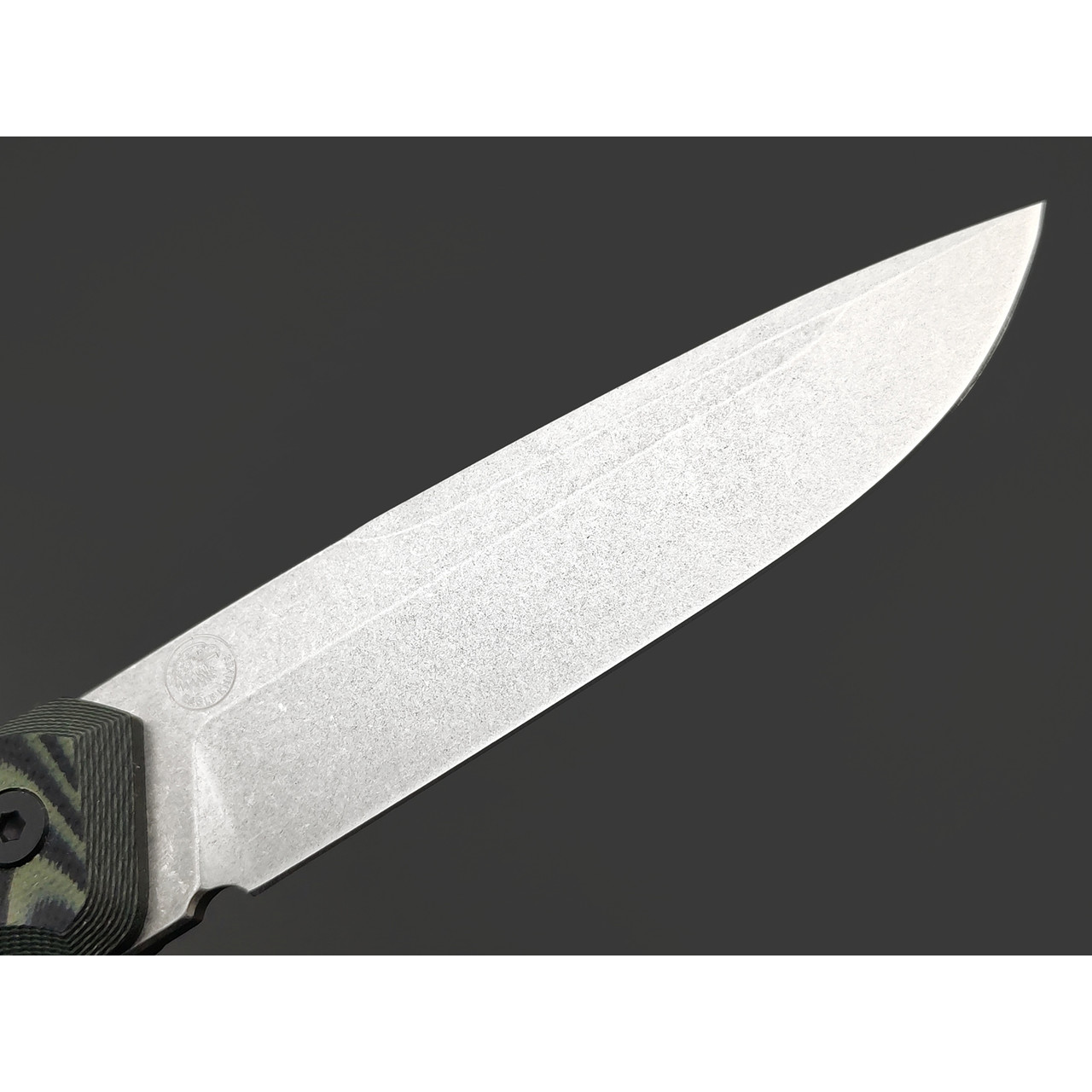 Eagle Knives нож Attacker 1 сталь Aus10Co стоунвош, рукоять G10 black & green, ножны Kydex
