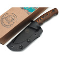 Eagle Knives нож Forester 2 сталь Aus10Co black, рукоять G10 black & orange, ножны Kydex