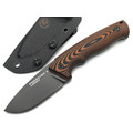 Eagle Knives нож Forester 2 сталь Aus10Co black, рукоять G10 black & orange, ножны Kydex