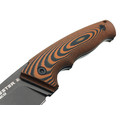 Eagle Knives нож Forester 2 сталь Aus10Co black, рукоять G10 black & orange, ножны Kydex