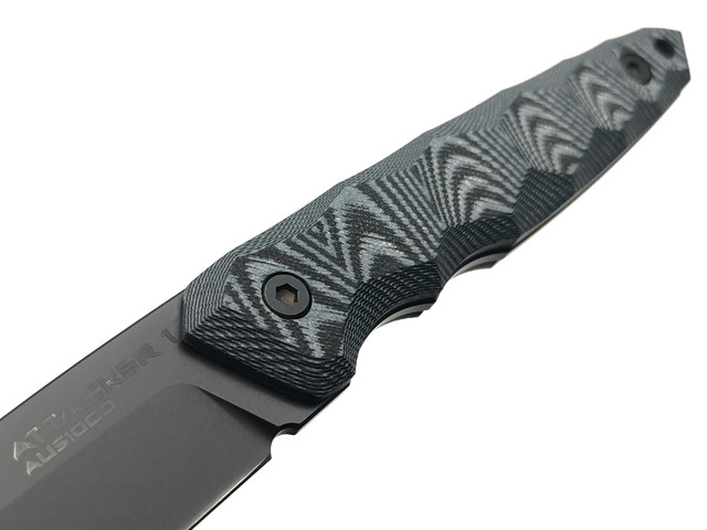 Eagle Knives нож Attacker 1 сталь Aus10Co black, рукоять G10 black & grey, ножны Kydex