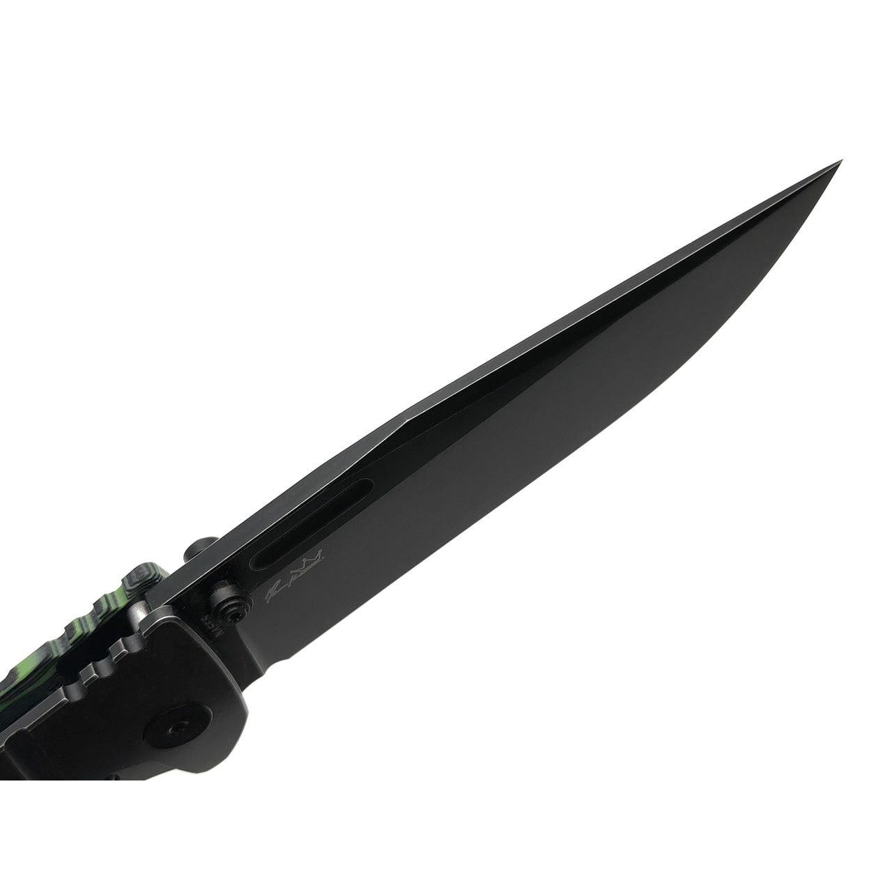 Нож Bestech Keen II BT2301E сталь S35VN блэквош, рукоять Titanium, G10 black & green
